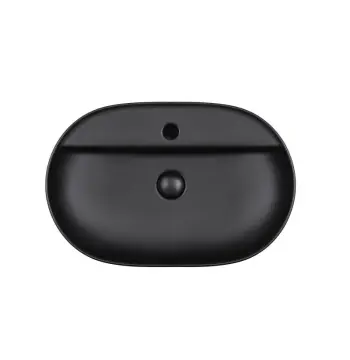 Раковина-чаша Qtap Scorpio QT142203MBMB матова чорна з донним клапаном (QT142203MBMB)