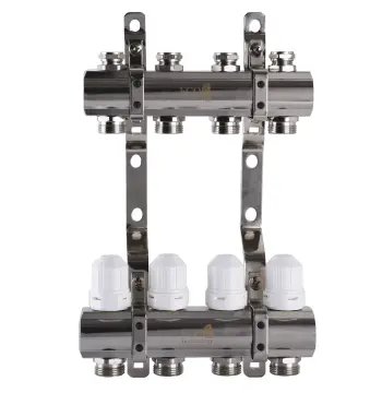 Колектор з регуляторами та кріпленням ECO 001С 1″x4