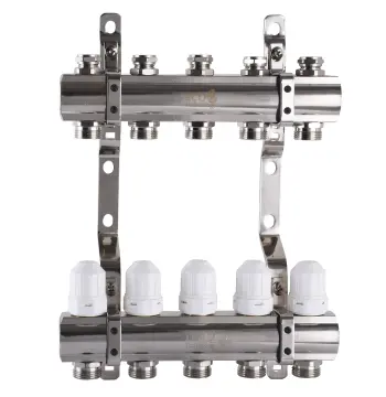 Колектор з регуляторами та кріпленням ECO 001С 1″x5