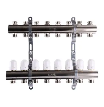 Колектор з регуляторами та кріпленням ECO 001С 1″x8