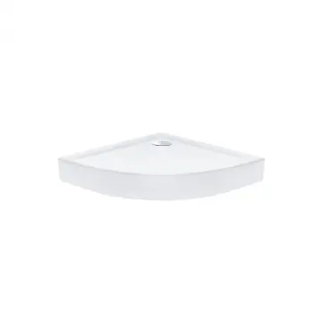 Душовий піддон Qtap Robin 308812C акриловий білий кутовий 80×80×12 мм см з сифоном (ROBIN308812C)