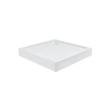 Душовий піддон Qtap Tern 308812C акриловий білий 80×80×12 мм см з сифоном (TERN308812C)