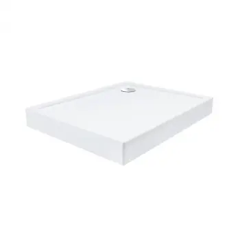 Душовий піддон Qtap Tern 301812C акриловий білий прямокутний 100×80 мм см з сифоном (TERN301812C)