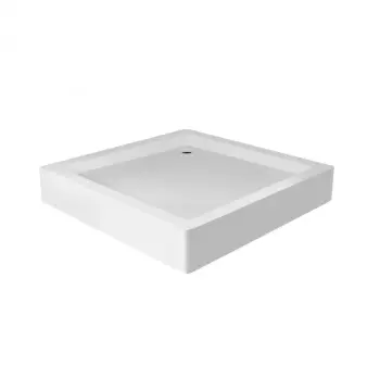 Душовий піддон Lidz Mazur ST90×90×16 мм акриловий білий квадратний (LMAST909016)