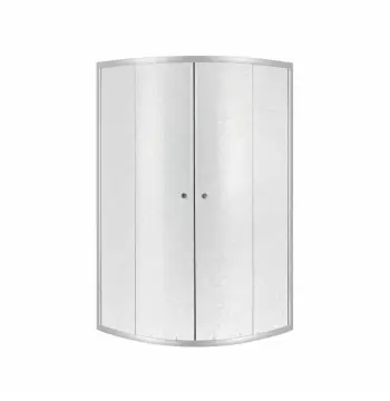 Душова кабіна Lidz Latwa SC80x80.SAT.HIGH.FR, скло Frost 4 мм без піддона