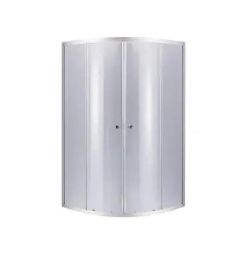 Душова кабіна Lidz SC80x80SATMIDGR Latwa SC80×80 мм.SAT.MID.GR сатинова з тонованим склом 4 мм без піддона (LLSC8080SATMIDGR2)