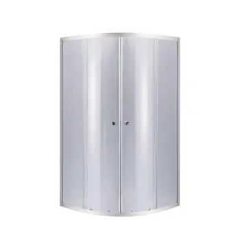 Душова кабіна Lidz SC80x80SATLOWGR Latwa SC80×80 мм.SAT.LOW.GR сатинова з тонованим склом 4 мм без піддона (LLSC8080SATLOWGR2)