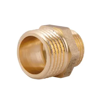 Ніпель редукційний Thermo Alliance 1/2х1/8 Standart 1/2"х1/8" латунний із зовнішньою різьбою (SD408159)