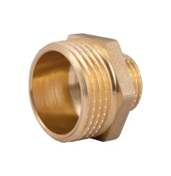 Ніпель редукційний Thermo Alliance 1х1/2 Standart 1"х1/2" латунний із зовнішньою різьбою (SD4082515)