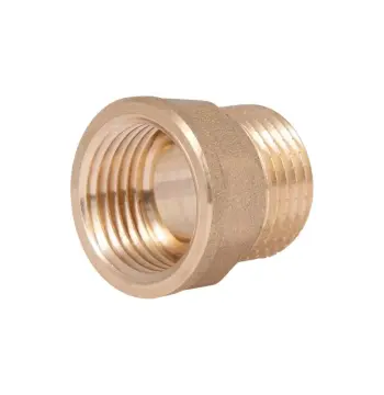 Перехідник рівнопрохідний Thermo Alliance 1/2х1/2 Standart 1/2"х1/2" латунний з внутрішньою-зовнішньою різьбою (SD4091515Р)