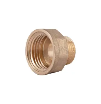 Перехідник редукційний Thermo Alliance 1/2х3/8 Standart 1/2"х3/8" латунний з внутрішньою-зовнішньою різьбою (SD409159)