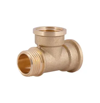 Трійник Thermo Alliance Standart SD41315 латунний з різьбою 1/2" ВВЗ (SD41315)