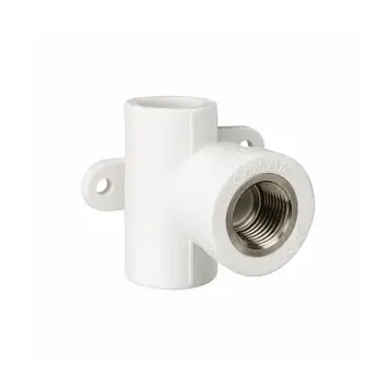 Трійник настінний Blue Ocean 20х1/2в 20x1/2"x20 поліпропіленовий білий з внутрішньою різьбою (PPRF/ITTTCW-20x½”)