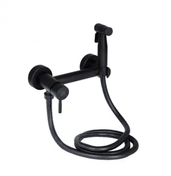 Набір для гігієнічного душу Lidz LDARI110BLA43394 Aria 110 з нержавіючої сталі, чорний матовий, одноважільний (LDARI110BLA43394)