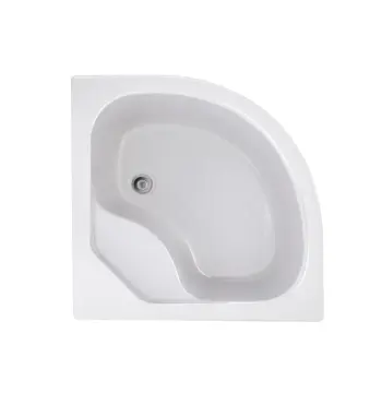 Душовий піддон Lidz KAPIELKA ST90×90×41 мм акриловий білий високий напівкруглий (LKAST909041)