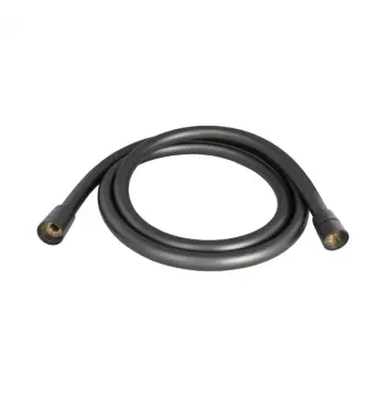 Шланг для душу Qtap Hadice QTHADPVC160G полімерний графітовий 1.6 м з захистом від скручування (QTHADPVC160G)