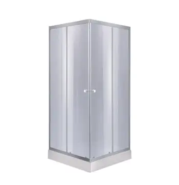 Душевая кабина Lidz Wawel SC90x90.SAT.LOW.GR, стекло тон. 4 мм + Lidz Душевой поддон KAPIELKA ST90x90х14