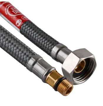 Шланг для змішувача TUCAI М10х1/2″ кор. 0,8м АНТИКОРОЗІЯ TAQ GRIF ACB 204394