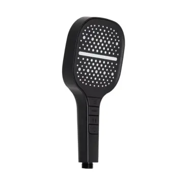 Лійка для ручного душу Qtap QTRUC125BLM45957 Rucni з ABS-пластику чорна матова, 130×130 мм на 3 режими (QTRUC125BLM45957)