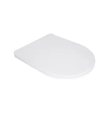 Сидіння для унітаза Qtap Swan Slim QT99SC6106W дюропластове біле з мікроліфтом (QT99SC5179W)