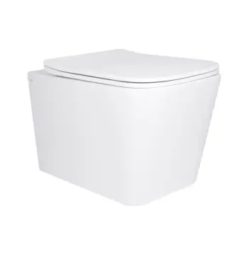 Унітаз підвісний Qtap QT17332303AW Tern Ultra Quiet білий безобідковий з сидінням soft-close (QT17332303AW)