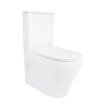 Унітаз-компакт підлоговий Qtap QT18226092AW Virgo Ultra Quiet керамічний білий, безобідковий з сидінням Soft-close (QT18226092AW)