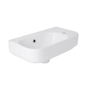 Раковина Qtap Tern підвісна керамічна біла 450×250 мм (QT1711H02RW)