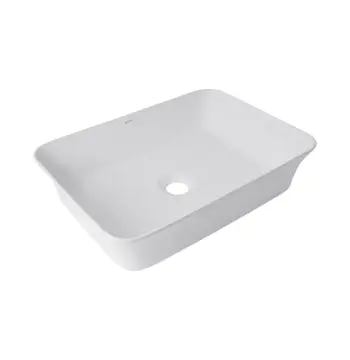 Раковина-чаша Qtap QT18112261WN Virgo керамічна біла накладна прямокутна (QT18112261WN)