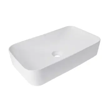 Раковина-чаша Qtap QT17118140W Tern 610×350×135 мм керамічна біла накладна (QT17118140W)