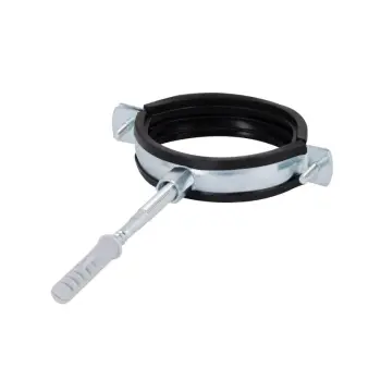 Хомут Thermo Alliance D75-80 Standart 2 1/2" сталевий з чорною гумовою прокладкою 75-80 мм (SD10063B)