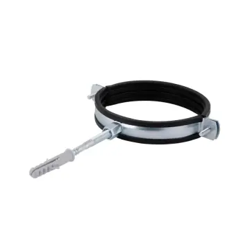 Хомут Thermo Alliance D108-113 Standart оцинкований з чорною гумою 108-113 мм (SD100100B)