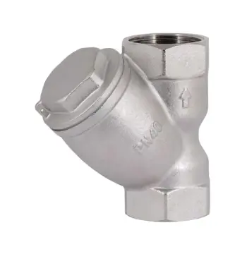 Косий фільтр грубої очистки для води Thermo Alliance Forte TAF124W40 латунний нікельований 1 1/2" ВВ (TAF124W40)