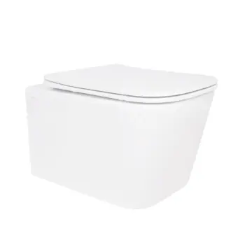 Унітаз підвісний Qtap Crow Ultra Quiet безобідковий з сідінням Soft-close QT05335170W