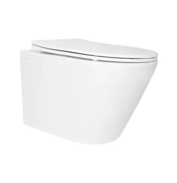 Унітаз підвісний Qtap Swan безобідковий з сідінням Soft-close QT16335180W