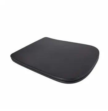Сидіння для унітаза Qtap SD00053478 Tern дюропластове чорне матове з мікроліфтом та швидким зняттям (QTSC179MB47354)
