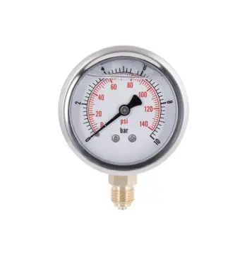 Манометр із гліцерином Thermo Alliancе Forte 10 бар, 1/4"З, нижнє підключення TAF170G10B