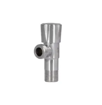 Кран кутовий Thermo Alliance Standart 1/2"ЗЗ нерж., з керам. буксою TAS347W1515SS