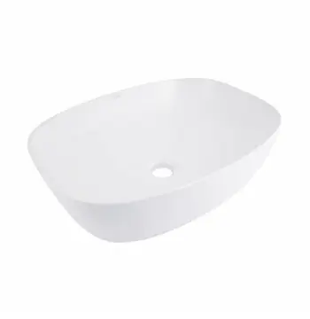 Раковина-чаша Qtap QT04116302W Cardinal керамічна біла накладна 500×380×140 мм (QT04116302W)