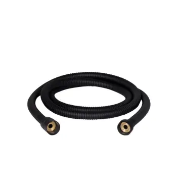Акційний набір 2+1: Шланг для ручного душу 1600 мм Qtap Hadice QT054BL43074 Black Matt