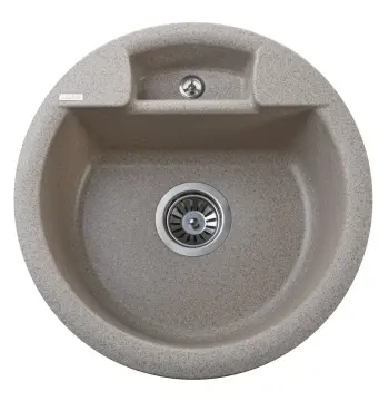 Гранитная мойка Globus Lux GURON миндаль 480мм-А0008