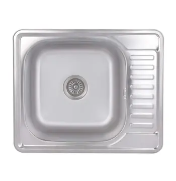 Кухонна мийка Brinex 5848 0,8 мм Satin (BRIN5848SAT08)