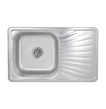 Кухонна мийка Brinex 7848 0,8 мм Micro Decor (BRIN7848MDEC08)