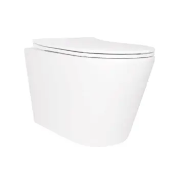 Унітаз підвісний Qtap Scorpio безободковий Ultra Quiet з сидінням Soft-close QT14332380ASW