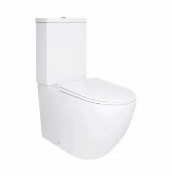 Унітаз-компакт підлоговий Qtap Jay Eco Ultra Quiet білий безобідковий з сидінням Soft-close (QTJAY27W48749)
