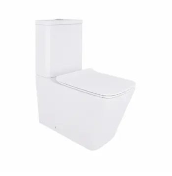 Унітаз-компакт Qtap QTCRO27W48750 Crow Eco білий керамічний, безобідковий із сидінням Soft-close (QTCRO27W48750)