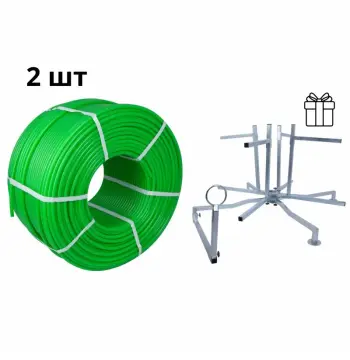 Акционный набор для теплого пола Thermo Alliance Professional / Standart: труба PE-RT EVOH GREEN пятислойная 16×2, 0 мм с размотчиком (IUATARAZM48912)