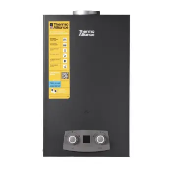 Газова колонка Thermo Alliance EURO+ JSD20-10NQB чорна димохідна 10 л/хв (JSD2010NQBEUROPLUSBLACK)