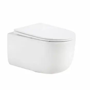 Підвісний унітаз Qtap Taurus Ultra Quiet керамічний білий безобідковий з сидінням slim duroplast soft-close/quick release (QTTAU26W49116)