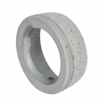 Підтискна гайка Lidz Aria 015F сіра металева для картриджа 35 мм (LDARI13365365GRE49308)