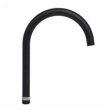Излив Lidz Aria 015F из нержавеющей стали черный для кухонного смесителя (LDARI2902152449376)